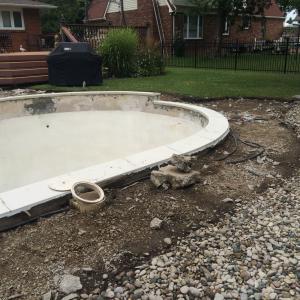 Residential Cement Pool (BEFORE)