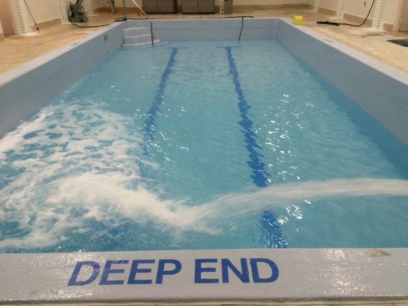 Commercial Concrete Pool (After shallow end)